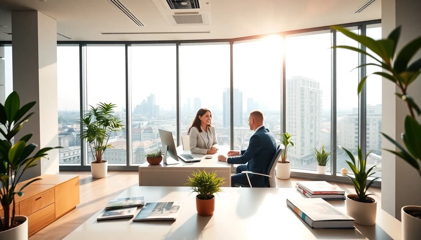 Immobilienmakler Frankfurt Sachsenhausen vermittelt professionelle Immobilienberatung in modernem Umfeld.
