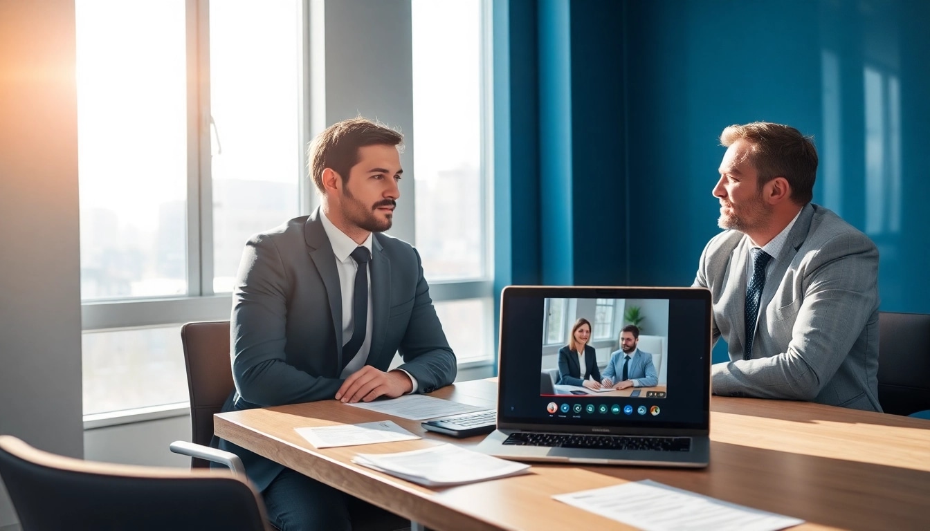 Headhunter Mühlheim in einem modernen Büro, das eine kundenorientierte Beratung bietet.