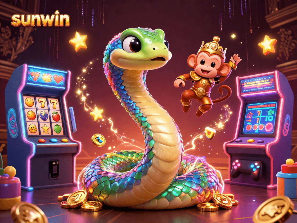 Engage with the thrilling sunwin casino experience through vibrant characters and dynamic gaming elements.