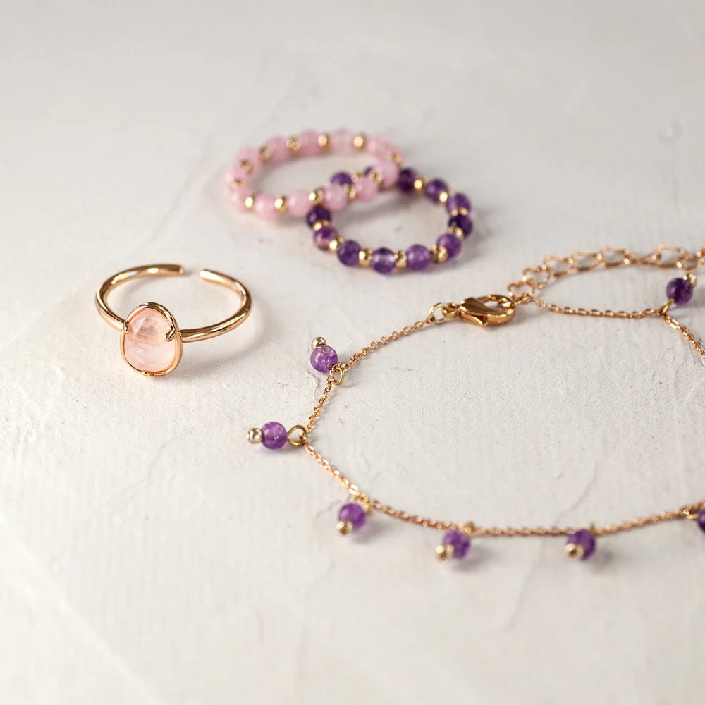 CrystalScents Amethyst Armband – Schönheit trifft auf Magie