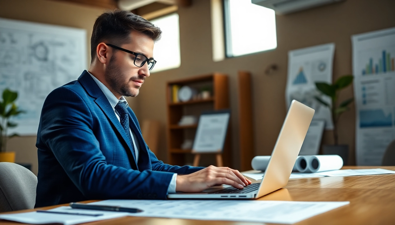 Headhunter Ingenieure diskutiert mit einem Ingenieur über Karrierechancen in einem modernen Büro.
