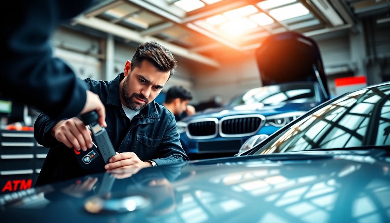 Effiziente BMW Codierung in einer modernen Werkstatt von Experten durchgeführt