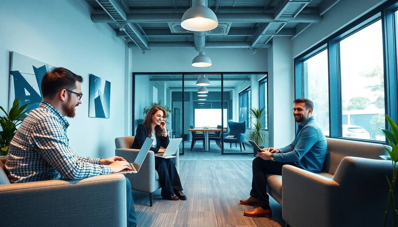 Beratung für Unternehmensberatung Digitalisierung in einem modernen Büro mit interaktiven Technologien.