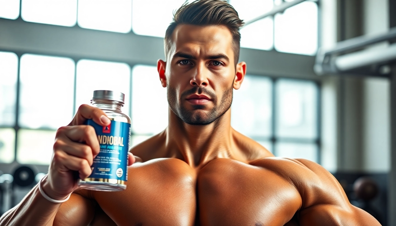 Nandrobal Nadrolone Phenyl Propionate in the hands of a determined athlete demonstrating strength.