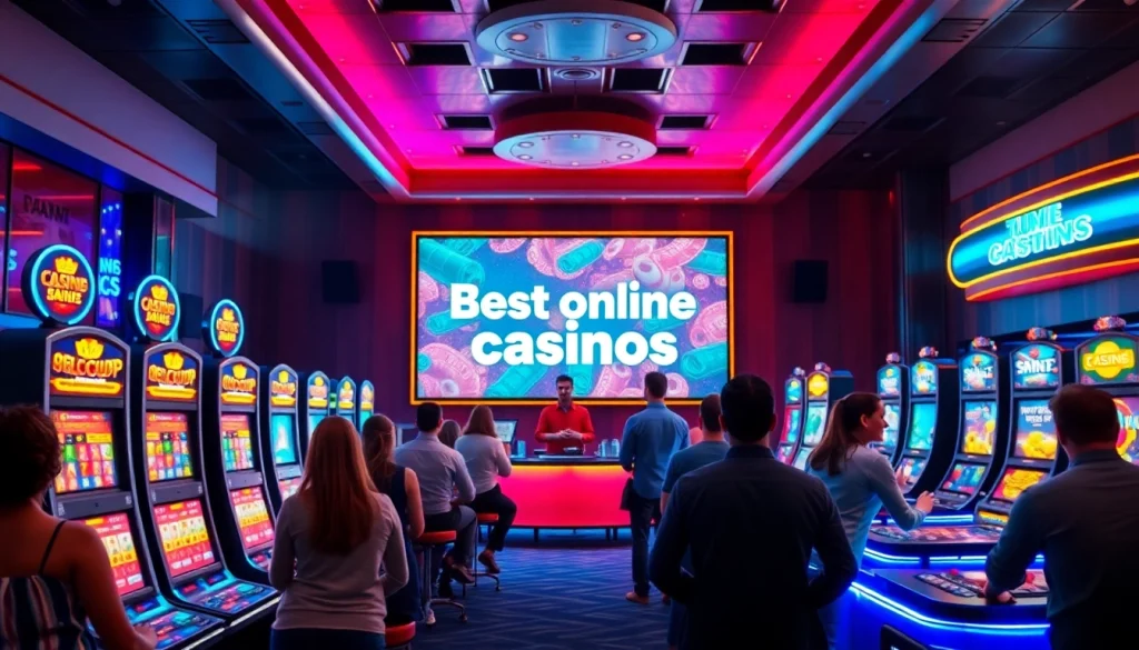 Explore the excitement of the best online casinos with vibrant games and welcoming dealers.