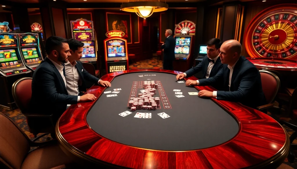 Experience intense poker action at S8, featuring vibrant chips and captivating gameplay.