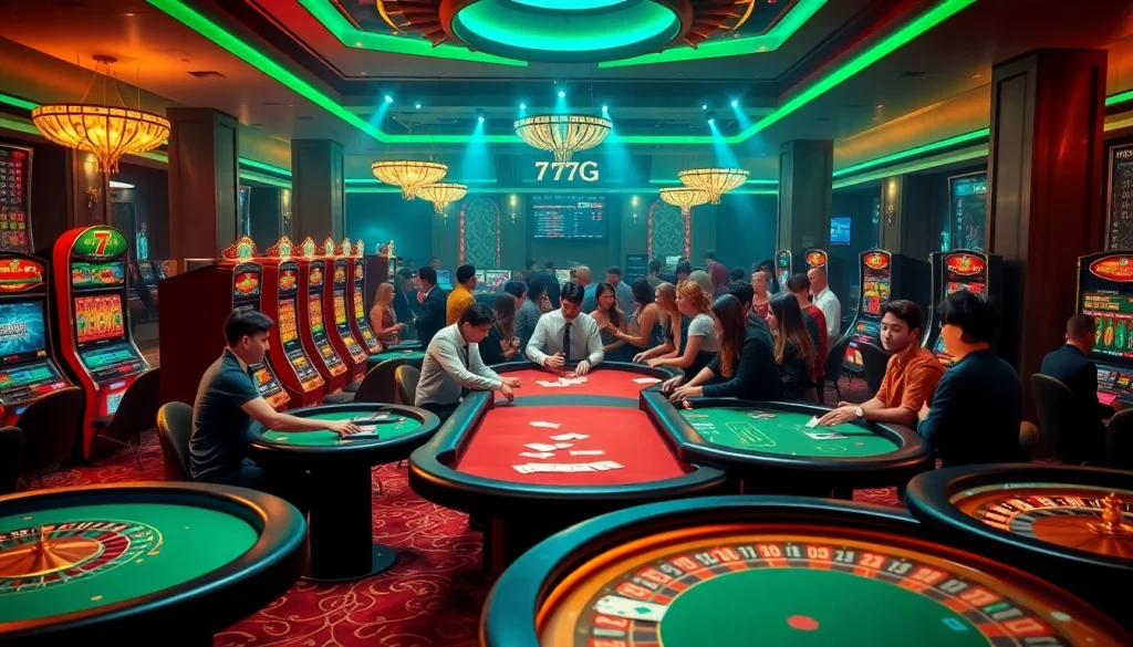 Experience the thrill of online gambling with 777G's exciting games and professional casino atmosphere.