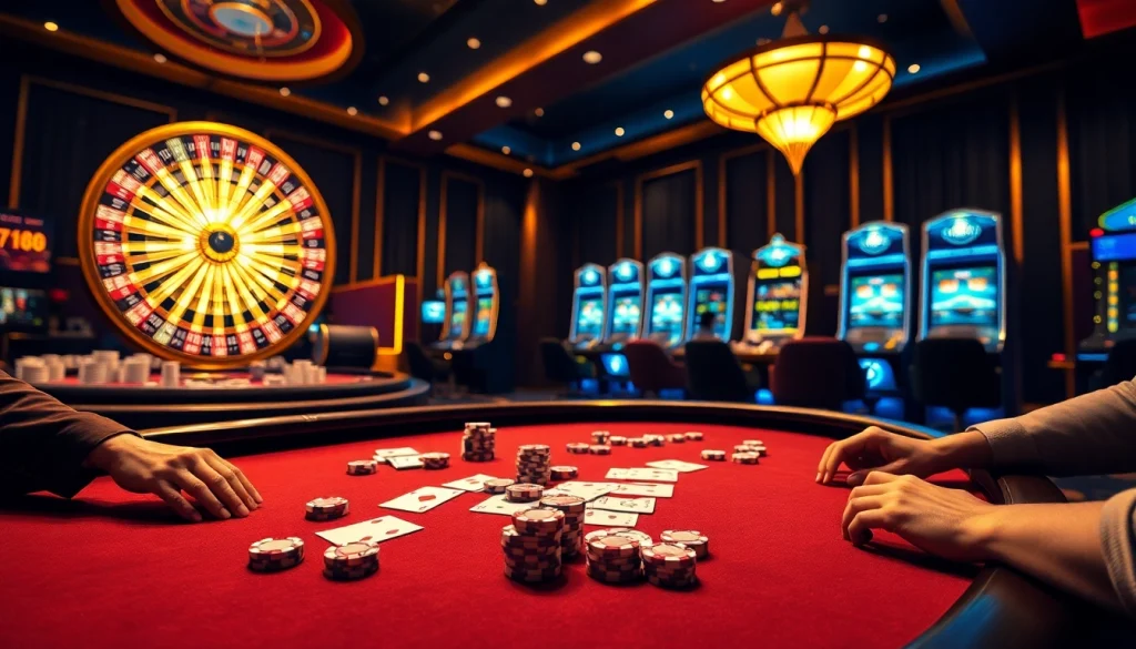 Experience the thrill at Nhà cái 6789 with luxurious casino gaming elements.