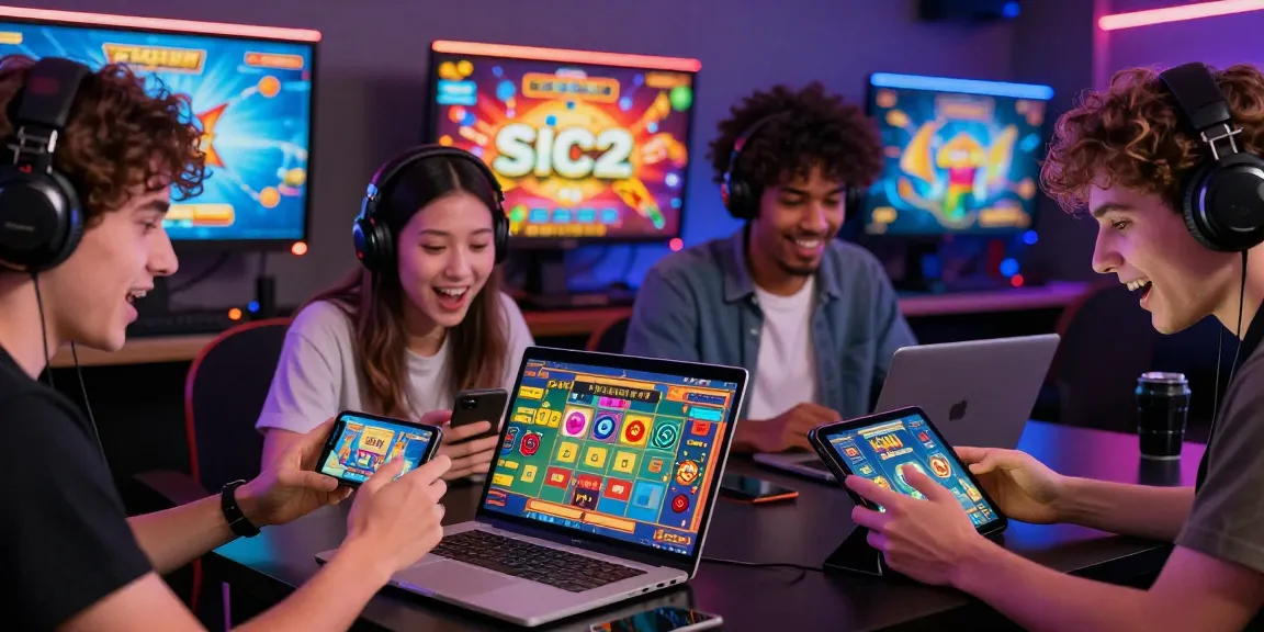 Exciting gaming interaction at https://b52club.radio.fm/ with diverse users enjoying B52 Club on their devices, featuring vibrant gaming graphics.
